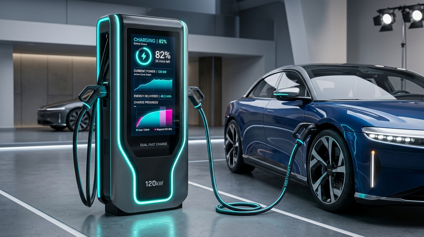120kW Fast Charging Pedestal